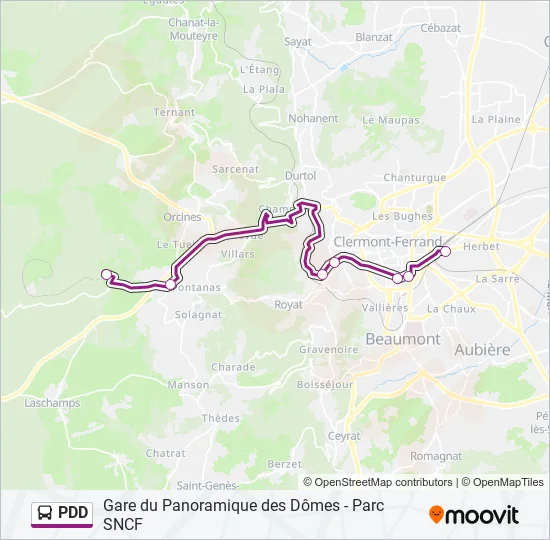 PDD Bus Line Map