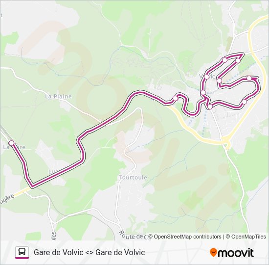 navette de volvic Itinéraire Horaires, Arrêts & Plan Site du Goulet