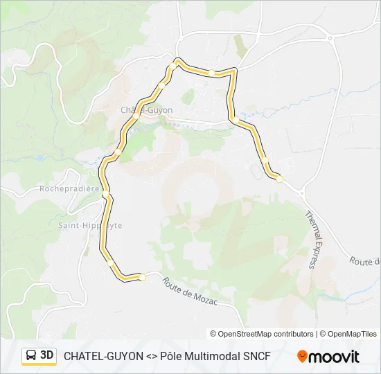 3D Bus Line Map