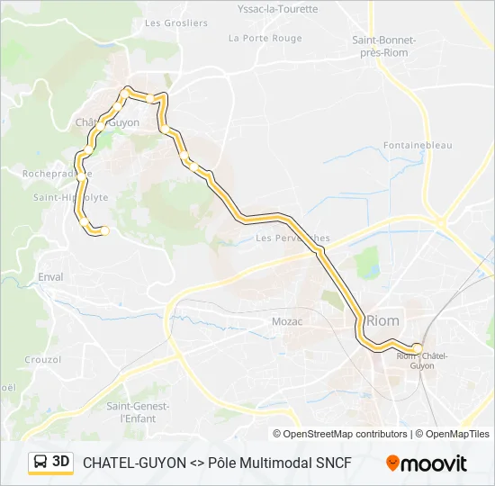 3D Bus Line Map