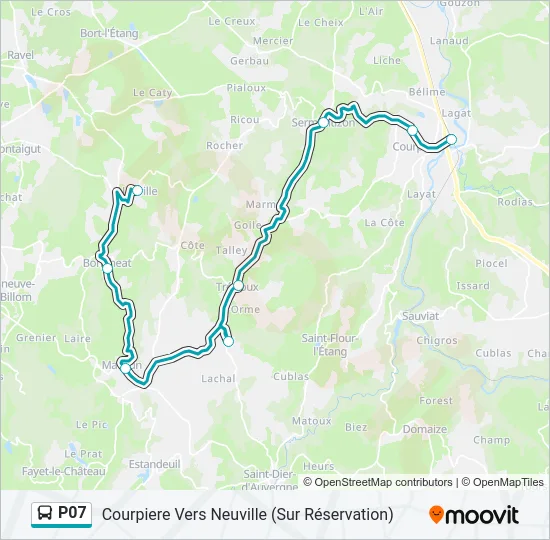 P07 Bus Line Map