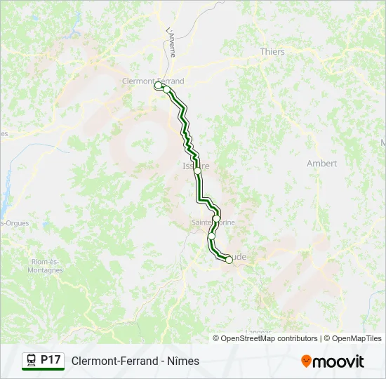 P17 Train Line Map