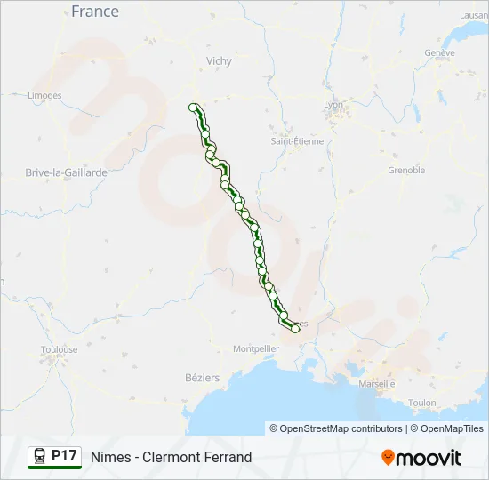 P17 Train Line Map