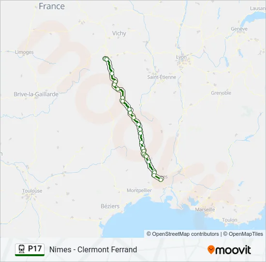 P17 Train Line Map