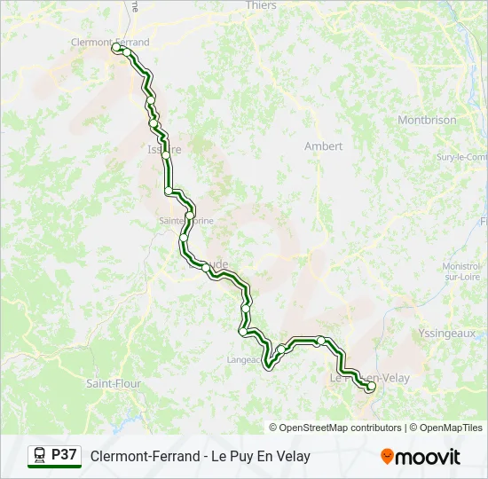 P37 Train Line Map