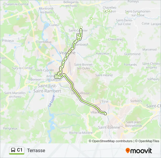 C1 Bus Line Map