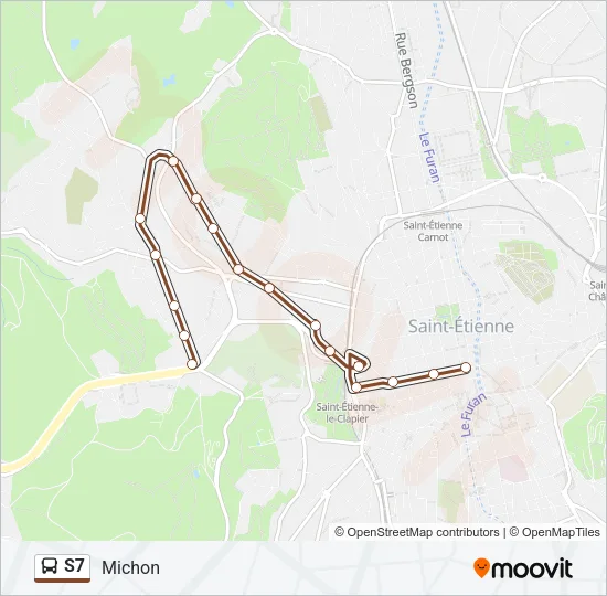 S7 Bus Line Map