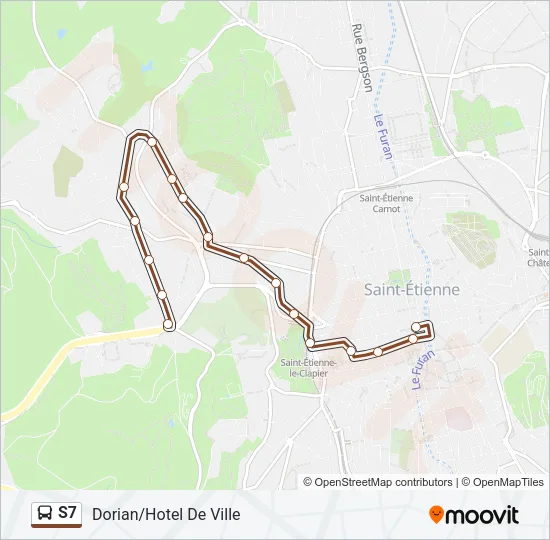 S7 Bus Line Map