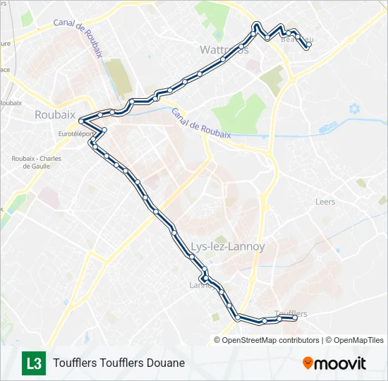 L3 Bus Line Map
