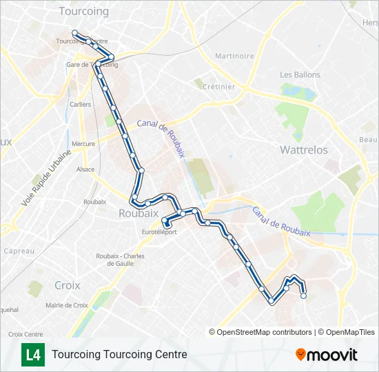 L4 Bus Line Map