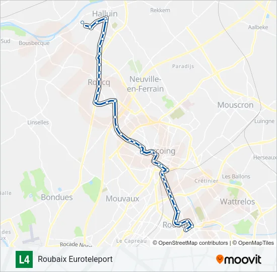L4 Bus Line Map