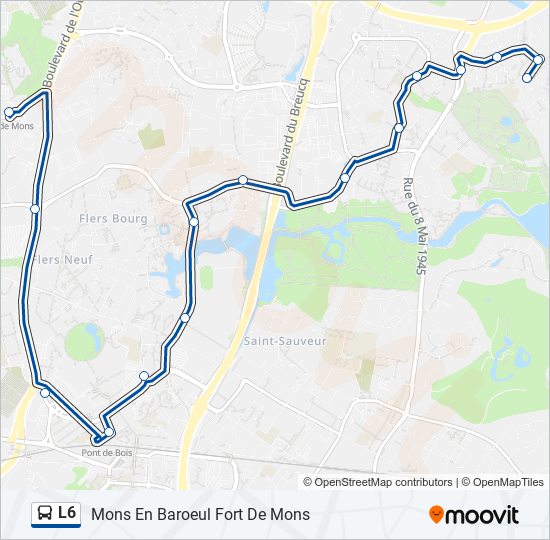 L6 bus Line Map