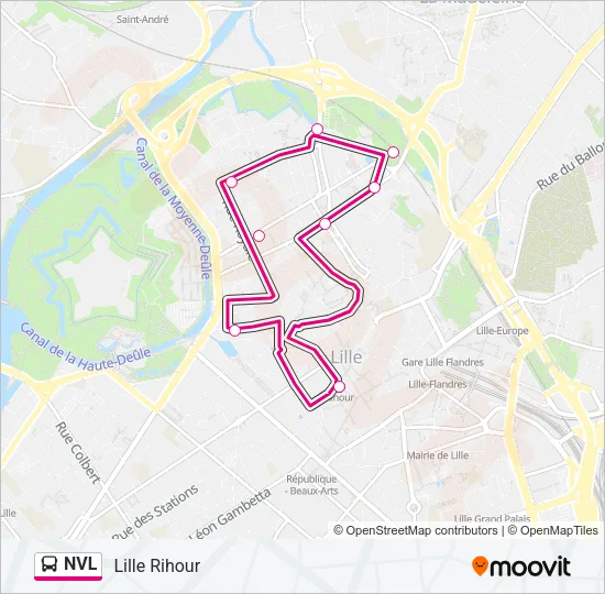 NVL Bus Line Map