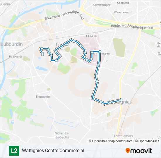 L2 bus Line Map