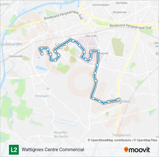 L2 Bus Line Map