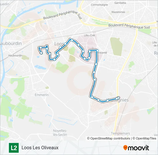 L2 Bus Line Map
