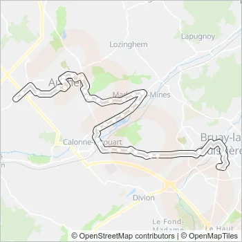 2721 Bus Line Map