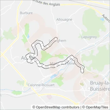 2722 Bus Line Map