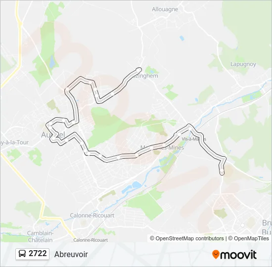 2722 Bus Line Map