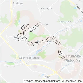 2722 Bus Line Map