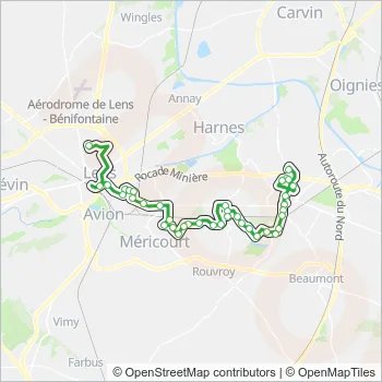 23 Bus Line Map