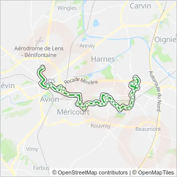 23 Bus Line Map