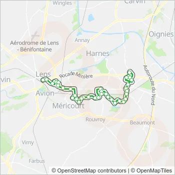 23 Bus Line Map