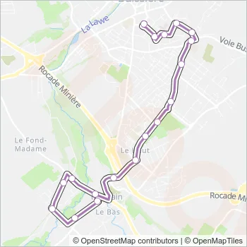 34 Bus Line Map