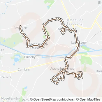 60 Bus Line Map