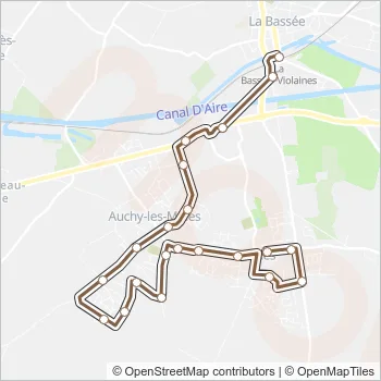 60 Bus Line Map