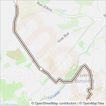 68 Bus Line Map