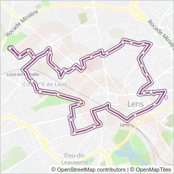 41A Bus Line Map