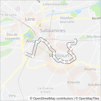 1123 Bus Line Map