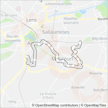 1123 Bus Line Map