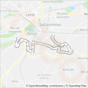 1131 Bus Line Map