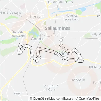 1131 Bus Line Map