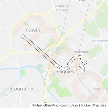 1200 Bus Line Map