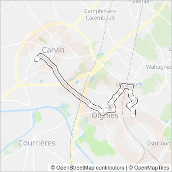 1200 Bus Line Map