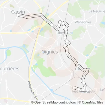 1220 Bus Line Map