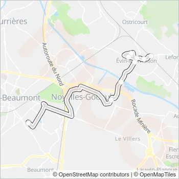 1311 Bus Line Map