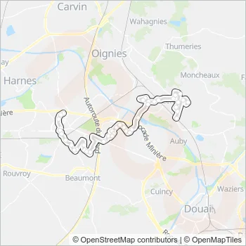 1316 Bus Line Map