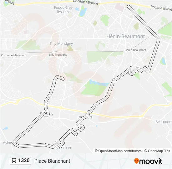 1320 Bus Line Map