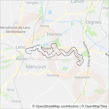 1323 Bus Line Map