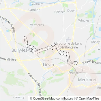 1431 Bus Line Map