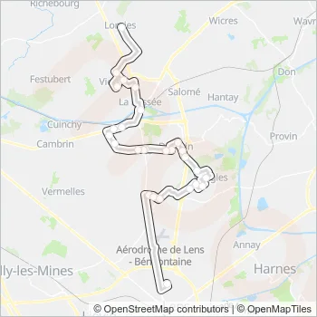 1441 Bus Line Map