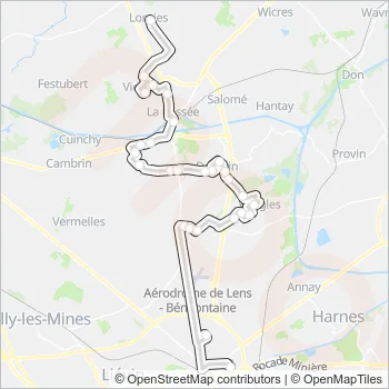 1441 Bus Line Map