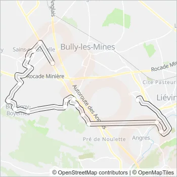 1503 Bus Line Map