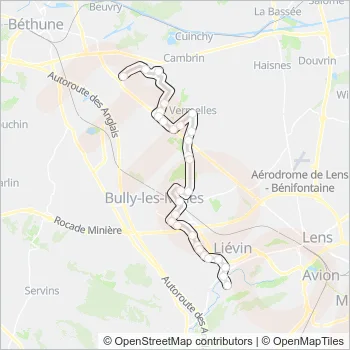 1505 Bus Line Map