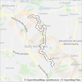 1505 Bus Line Map