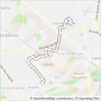 1507 Bus Line Map